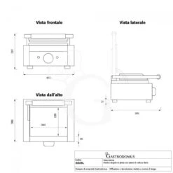 Piastra Per Panini Singola Liscia In Ghisa - L 410 Mm X P 380 Mm X H 210/520 Mm 13 Piastra Per Panini Singola Liscia In Ghisa - L 410 Mm X P 380 Mm X H 210/520 Mm -Vendite GATRODOMUS piastra per panini singola liscia in ghisa l 410 mm x p 380 mm x h 210520 mm 4