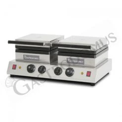 Piastra Waffle 2 Kw + 2 Kw Doppia L 600 Mm X P 450 Mm X H 250 Mm 10 Piastra Waffle 2 Kw + 2 Kw Doppia L 600 Mm X P 450 Mm X H 250 Mm -Vendite GATRODOMUS piastra per waffle doppia con potenza 2 2 kw 2