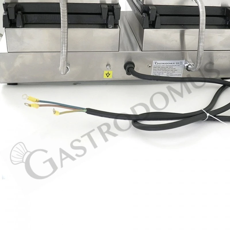 Piastra Waffle 2 Kw + 2 Kw Doppia L 600 Mm X P 450 Mm X H 250 Mm 8 Piastra Waffle 2 Kw + 2 Kw Doppia L 600 Mm X P 450 Mm X H 250 Mm - immagine 6