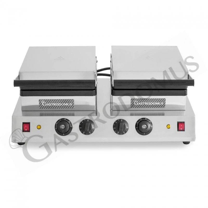 Piastra Waffle 2 Kw + 2 Kw Doppia L 600 Mm X P 450 Mm X H 250 Mm 3 Piastra Waffle 2 Kw + 2 Kw Doppia L 600 Mm X P 450 Mm X H 250 Mm