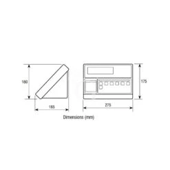 Piattaforma Monocella 400 X 400 Mm Completa Di Indicatore Con Stampante E Colonna H 600 Mm -Vendite GATRODOMUS piattaforma monocella 400 x 400 mm completa di indicatore con stampante e colonna h 600 mm 5