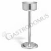Piedistallo In Inox Per Secchiello Champagne 2 Bottiglie Diametro 220 Mm X H 690 Mm