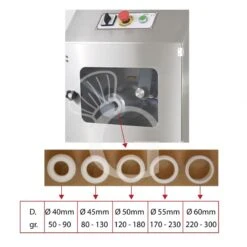 Porzionatrice Automatica Trifase - Peso Pasta Da 30 A 300 Gr -Vendite GATRODOMUS porzionatrice automatica trifase peso pasta da 30 a 300 gr 2