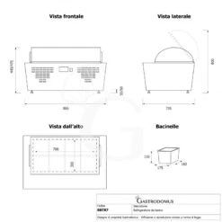 Refrigeratore Da Banco -18/-25°C - L 865 Mm X P 735 Mm X H 440 Mm, Completo Di 8 Bacinelle 21 Refrigeratore Da Banco -18/-25°C - L 865 Mm X P 735 Mm X H 440 Mm, Completo Di 8 Bacinelle -Vendite GATRODOMUS refrigeratore da banco 18 25c l 865 mm x p 735 mm x h 440 mm completo di 8 bacinelle 9