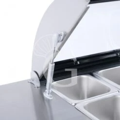 Refrigeratore Da Banco +2/+12°C - L 1950 Mm X P 475 Mm X H 320/350 Mm, Completo Di 8 Bacinelle -Vendite GATRODOMUS refrigeratore da banco 212c l 1950 mm x p 475 mm x h 320350 mm 6