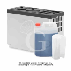 Abbattitore Per Vino Da Banco Elettrico 2 Bottiglie L 605 Mm X P 283 Mm X H 445 Mm 19 Abbattitore Per Vino Da Banco Elettrico 2 Bottiglie L 605 Mm X P 283 Mm X H 445 Mm -Vendite GATRODOMUS refrigeratore di bottiglie da banco capacita 2 bottiglie dimensioni l 605 mm x p 283 mm x h 445 mm 6