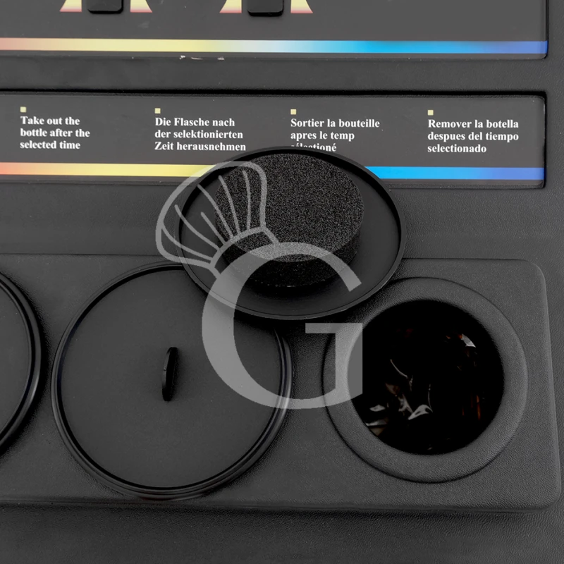 Abbattitore Per Vino Da Banco Elettrico 3 Bottiglie L 555 Mm X P 505 Mm X H 460 Mm 8 Abbattitore Per Vino Da Banco Elettrico 3 Bottiglie L 555 Mm X P 505 Mm X H 460 Mm - immagine 6