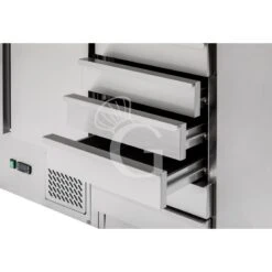 Saladette Refrigerata 2 Porte E 6 Cassetti, Temperatura +2°C/+8°C, Vetrina, Piano In Granito 9 Saladette Refrigerata 2 Porte E 6 Cassetti, Temperatura +2°C/+8°C, Vetrina, Piano In Granito -Vendite GATRODOMUS saladette refrigerata 2 porte e 6 cassetti temperatura 2c8c vetrina piano in granito 3