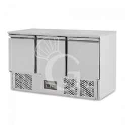 Saladette Refrigerata 3 Porte, Temperatura +2°C/+8°C, Piano In Inox -Vendite GATRODOMUS saladette refrigerata 3 porte temperatura 2c8c piano in inox 1