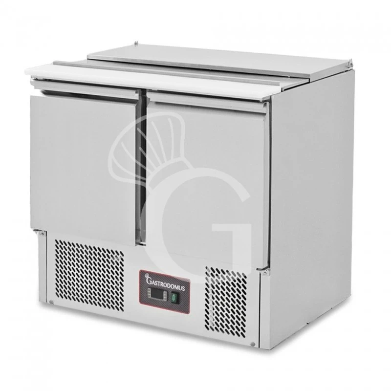Saladette Refrigerata Con 2 Porte, Temperatura +2°C/+8°C, Coperchio In Inox 4 Saladette Refrigerata Con 2 Porte, Temperatura +2°C/+8°C, Coperchio In Inox - immagine 2