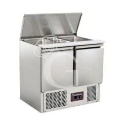 Saladette Refrigerata Con 2 Porte, Temperatura +2°C/+8°C, Coperchio In Inox 10 Saladette Refrigerata Con 2 Porte, Temperatura +2°C/+8°C, Coperchio In Inox -Vendite GATRODOMUS saladette refrigerata con 2 porte temperatura 2c8c coperchio in inox 3