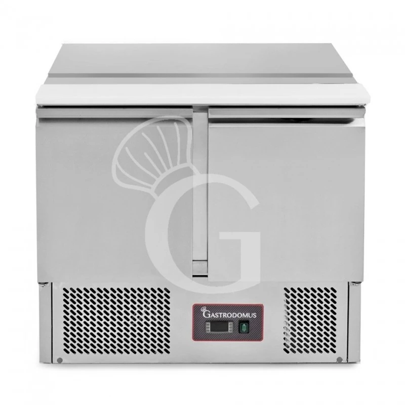 Saladette Refrigerata Con 2 Porte, Temperatura +2°C/+8°C, Coperchio In Inox 3 Saladette Refrigerata Con 2 Porte, Temperatura +2°C/+8°C, Coperchio In Inox