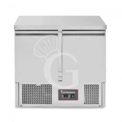 Saladette Refrigerata Statica Con 2 Porte, Temperatura +2°C/+8°C, Piano In Acciaio Inox