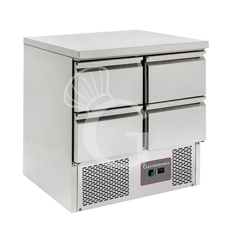 Saladette Refrigerazione Statica Con 4 Cassetti, Piano In Inox E Temperatura +2°C/+8°C 5 Saladette Refrigerazione Statica Con 4 Cassetti, Piano In Inox E Temperatura +2°C/+8°C - immagine 3