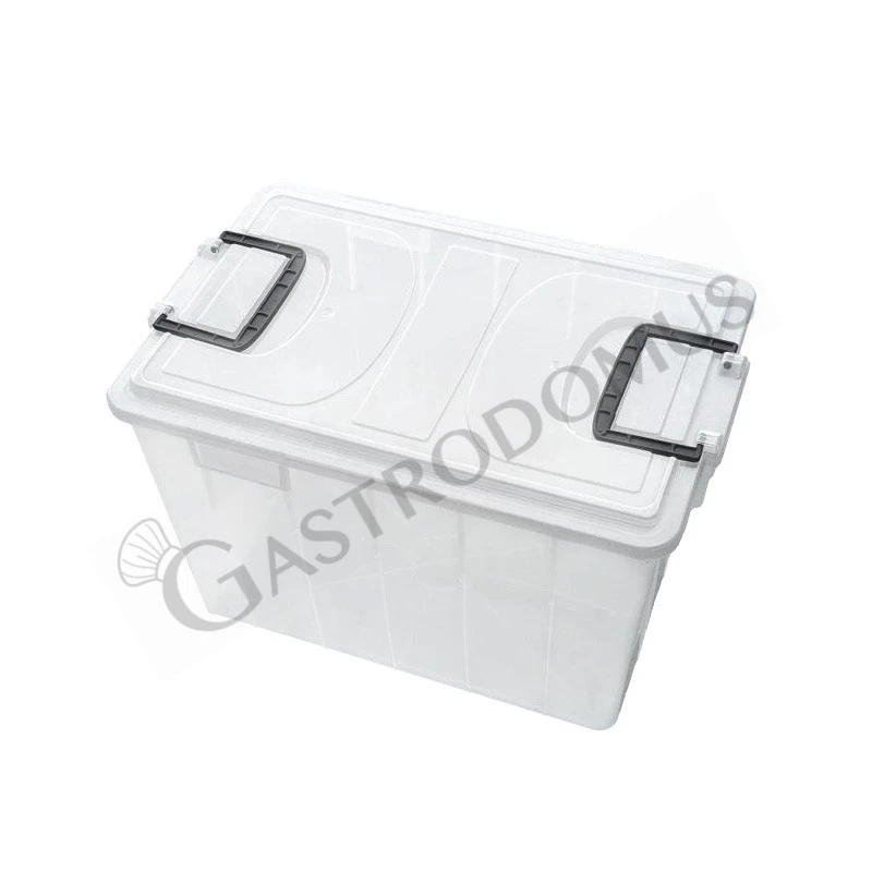 Scatola Stoccaggio In Polipropilene Trasparente L 580 Mm X P 380 Mm X H 260 Mm 40 LT 3 Scatola Stoccaggio In Polipropilene Trasparente L 580 Mm X P 380 Mm X H 260 Mm 40 LT