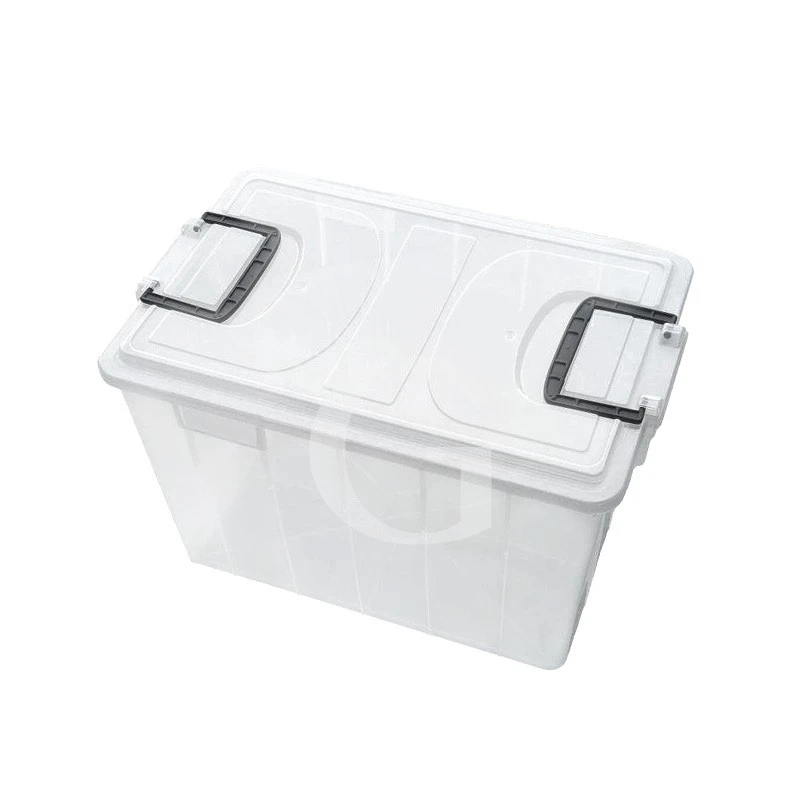 Scatola Stoccaggio In Polipropilene Trasparente L 580 Mm X P 380 Mm X H 380 Mm 60 LT 3 Scatola Stoccaggio In Polipropilene Trasparente L 580 Mm X P 380 Mm X H 380 Mm 60 LT