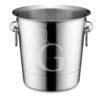 Secchiello Per Champagne Con Anelli In Acciaio Inox Ø190 X H 190 Mm -Vendite GATRODOMUS secchiello per champagne con anelli in acciaio inox o190 x h 190 mm