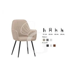 Sedia Con Struttura In Metallo Verniciato E Rivestimento In Ecopelle O Tessuto 9 Sedia Con Struttura In Metallo Verniciato E Rivestimento In Ecopelle O Tessuto -Vendite GATRODOMUS sedia con struttura in metallo verniciato e rivestimento in ecopelle o tessuto 3