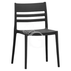 Sedia Con Struttura, Seduta E Schienale In Polipropilene Con Fibra Di Vetro