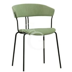 Sedia David Con Struttura In Metallo Verniciato Seduta E Schienale In Tessuto