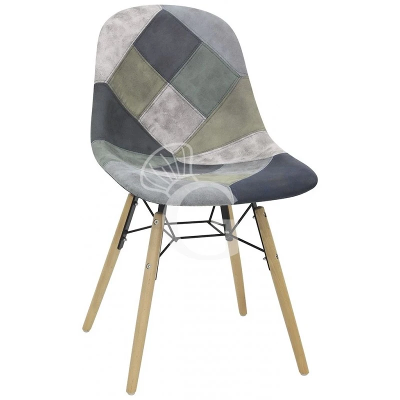 Sedia Doha Con Struttura In Legno E Metallo Con Rivestimento In Tessuto 3 Sedia Doha Con Struttura In Legno E Metallo Con Rivestimento In Tessuto