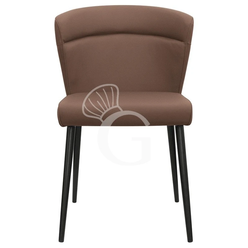 Sedia In Metallo Verniciato, Seduta E Schienale Imbottiti, Rivestimento In Tessuto O Ecopelle 3 Sedia In Metallo Verniciato, Seduta E Schienale Imbottiti, Rivestimento In Tessuto O Ecopelle