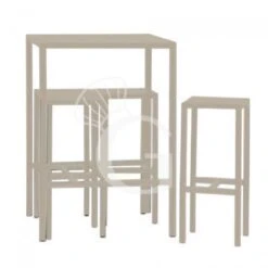 Set Giglio Da Esterno, 1 Tavolo E 4 Sgabelli In Metallo Verniciato -Vendite GATRODOMUS set giglio da esterno 1 tavolo e 4 sgabelli in metallo verniciato 2