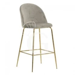 Sgabello Edward Con Struttura In Metallo Ottonato E Rivestimento In Velluto -Vendite GATRODOMUS sgabello edward con struttura in metallo ottonato e rivestimento in velluto 3