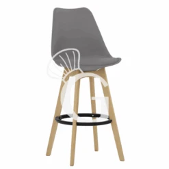 Sgabello Ghibli Con Struttura In Legno Di Quercia, Scocca In Polipropilene E Seduta In Ecopelle -Vendite GATRODOMUS sgabello ghibli con struttura in legno di quercia scocca in polipropilene e seduta in ecopelle 1