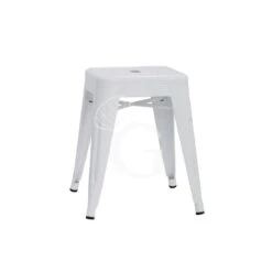 Sgabello Metal Con Struttura E Seduta In Metallo Verniciato