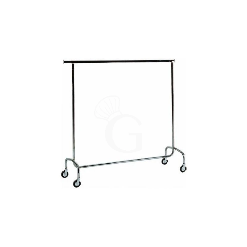 Stender Portabiti In Acciaio Cromato - L 2100 Mm X P 530 Mm X H 1520 Mm 3 Stender Portabiti In Acciaio Cromato - L 2100 Mm X P 530 Mm X H 1520 Mm