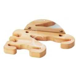 Supporto Universale A Parete In Legno 4 Posti L 400 Mm X P 220 Mm X H 140 Mm