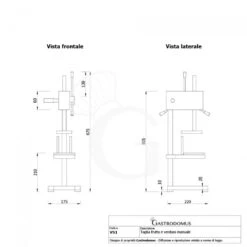 Taglia Frutta E Verdura Manuale Bastoncini - Dimensioni L 220 Mm X P 175 Mm X H 675 Mm 16 Taglia Frutta E Verdura Manuale Bastoncini - Dimensioni L 220 Mm X P 175 Mm X H 675 Mm -Vendite GATRODOMUS taglia frutta e verdura manuale bastoncini dimensioni l 220 mm x p 175 mm x h 675 mm 6
