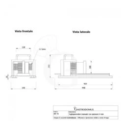Tagliapomodori Manuale Con Spessore Taglio 4 Mm -Vendite GATRODOMUS taglia verdura frutta manuale ht 4 4