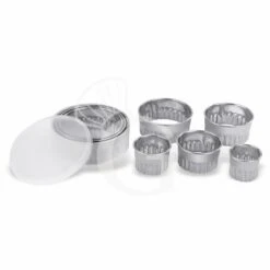 Set 8 Tagliapasta Rotondi Ondulati
