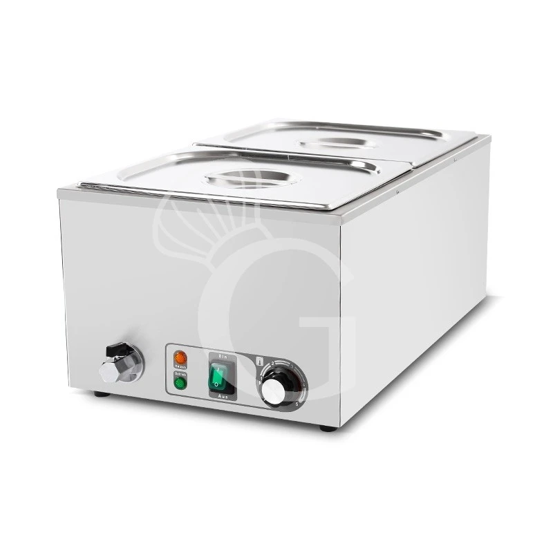 Tavola Calda Da Banco Con 2 Bacinelle GN1/2 H 150 Mm E Coperchi Inclusi 4 Tavola Calda Da Banco Con 2 Bacinelle GN1/2 H 150 Mm E Coperchi Inclusi - immagine 2