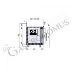 Tavolo Frigo 4 Porte Prof. 700 Mm 0°C/+10°C Motore Remoto -Vendite GATRODOMUS tavolo frigo 4 porte prof 700 mm 0c10c motore remoto 4