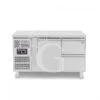 Tavolo Refrigerato 2 Cassetti 1 Porta 700 Mm +2°C/+8°C Motore A Sinsitra -Vendite GATRODOMUS tavolo frigo con 1 porta e 2 cassetti prof 700 e temperatura 2c8c