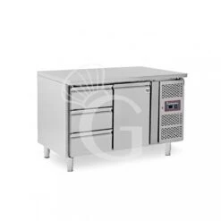 Tavolo Refrigerato 3 Cassetti 1 Porta 700 Mm -2°C/+8°C -Vendite GATRODOMUS tavolo frigo con 1 porta e 3 cassetti prof 700 e temperatura 2c8c 11