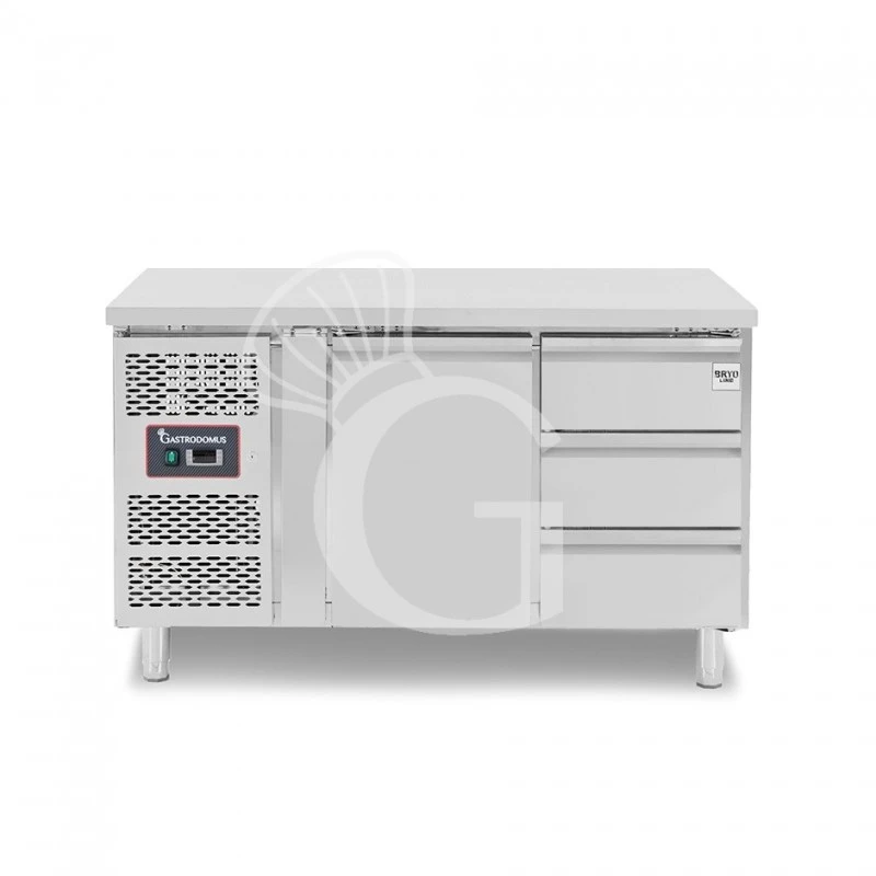 Tavolo Refrigerato 3 Cassetti 1 Porta 700 Mm -2°C/+8°C Motore A Sinistra 3 Tavolo Refrigerato 3 Cassetti 1 Porta 700 Mm -2°C/+8°C Motore A Sinistra