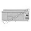 Tavolo Refrigerato 2 Cassetti 3 Porte 700 Mm -2°C/+8°C Alzatina Per Gastronomia