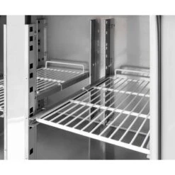 Tavolo Refrigerato 2 Cassetti 3 Porte 700 Mm -2°C/+8°C Alzatina Per Gastronomia -Vendite GATRODOMUS tavolo frigo con 3 porte e 2 cassetti alzatina prof700 e temperatura 2c8c 4