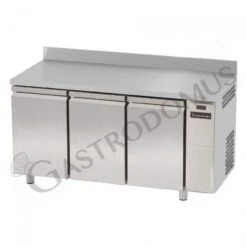Tavolo Frigo Per Gastronomia 3 Porte Alzatina Prof. 700 Mm -18°C/-22°C Motore Remoto Classe Energetica G