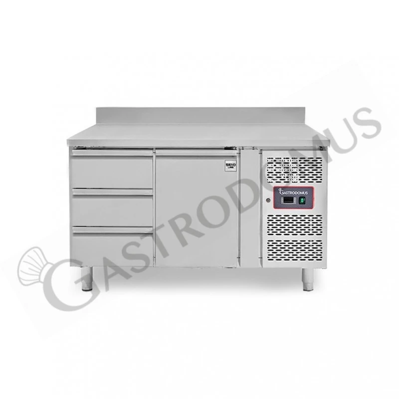 Tavolo Refrigerato 3 Cassetti 1 Porta 700 Mm -2°C/+8°C Alzatina 10 Tavolo Refrigerato 3 Cassetti 1 Porta 700 Mm -2°C/+8°C Alzatina - immagine 8