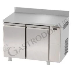 Tavolo Refrigerato 2 Porte Alzatina Prof. 700 Mm 0°C/+10°C Motore Remoto