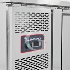 Tavolo Refrigerato 4 Porte Con Lavello,motore A Sinistra,Prof. 700 Mm,temp +2°C/+8°C, Completo Di Rubinetto Classe Energetica B -Vendite GATRODOMUS tavolo refrigerato 2 porte gn 11 prof700 tn 6