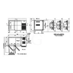 Tavolo Refrigerato 2 Porte Prof. 700 Mm 0°C/+10°C Classe Energetica A -Vendite GATRODOMUS tavolo refrigerato 2 porte prof 700 mm 0c10c classe energetica a 3