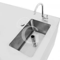 Tavolo Refrigerato 3 Cassetti 2 Porte Con Lavello, Prof. 700 Mm, Temp. +2°C/+8°C, Completo Di Rubinetto -Vendite GATRODOMUS tavolo refrigerato 3 cassetti 2 porte con lavello prof 700 mm temp 2c8c completo di rubinetto 5