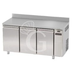 Tavolo Refrigerato 3 Porte Con Alzatina Prof. 600 Mm 0°C/+10°C Motore Remoto