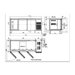 Tavolo Refrigerato 3 Porte Alzatina Prof. 800 Mm 0°C/+10°C Motore A Sinistra Classe Energetica D -Vendite GATRODOMUS tavolo refrigerato 3 porte con alzatina prof 800 0c10c motore a sinistra classe energetica d 3